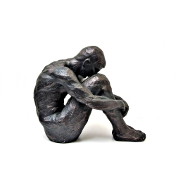 Rzeźba figura Mężczyzna siedzący XXL